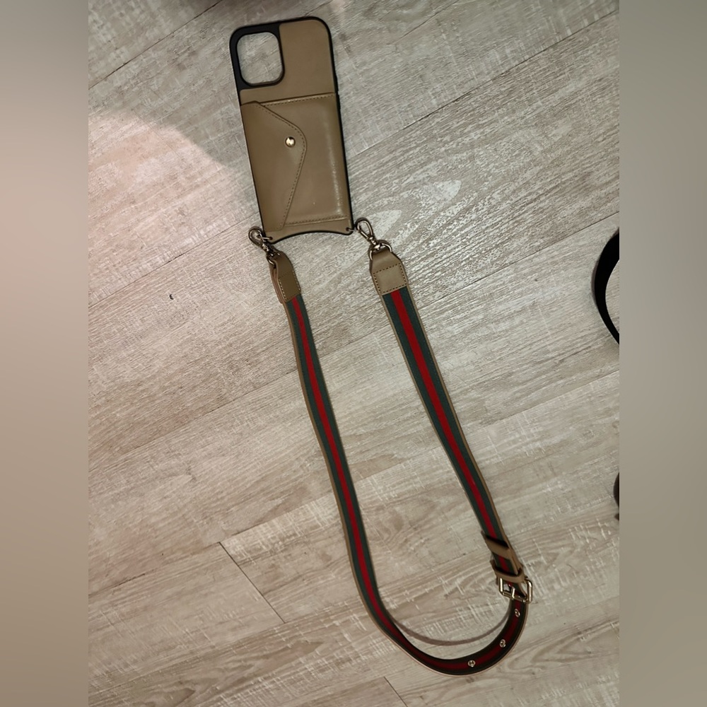 Bandolier iPhone 12 pro max cell phone purse.
